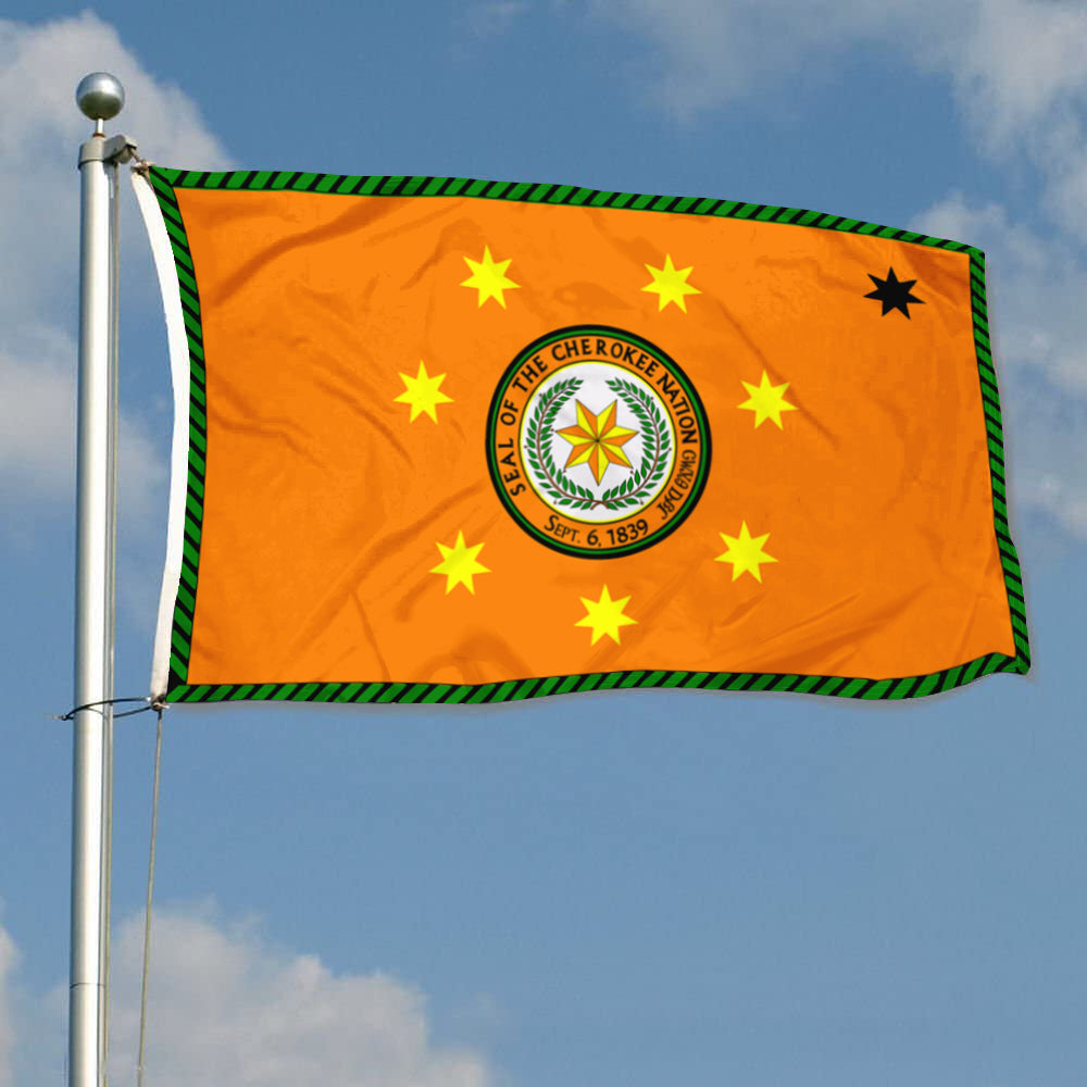 Fyon the Cherokee Nation Flag Banner
