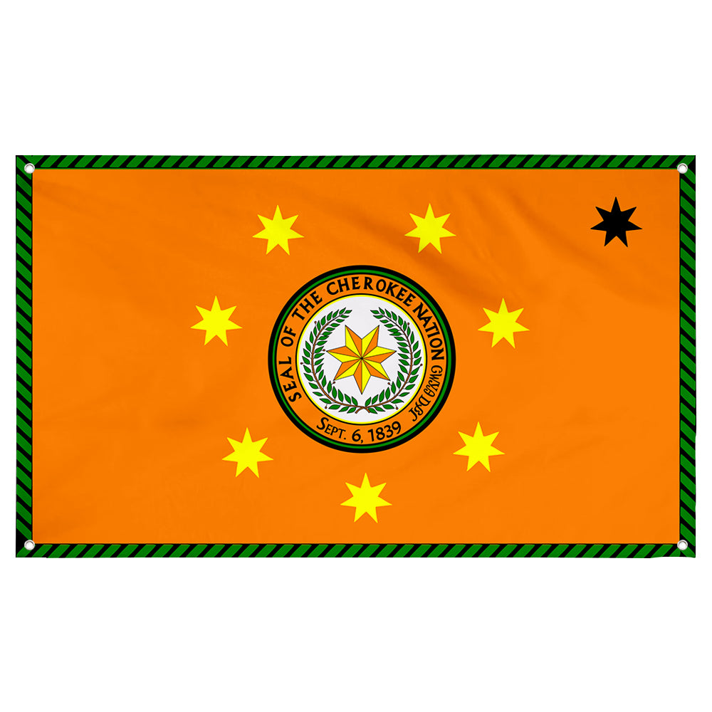 Fyon the Cherokee Nation Flag Banner