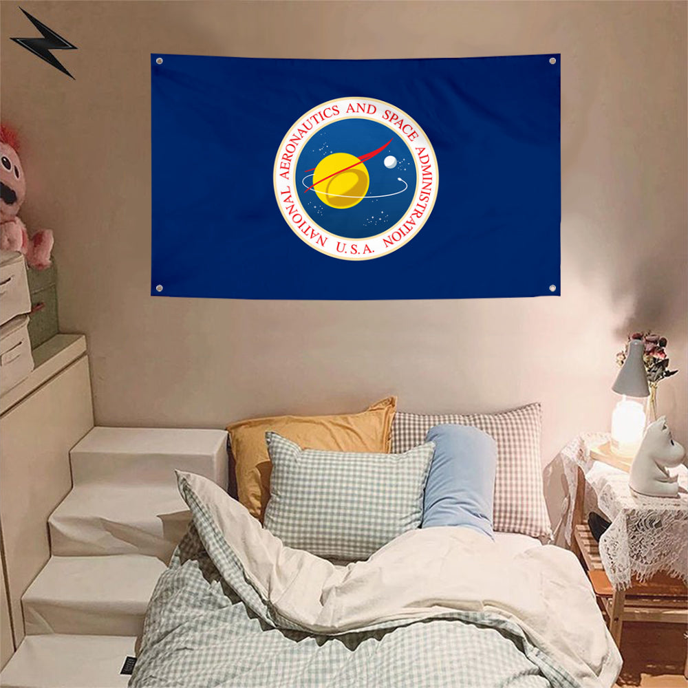 Fyon The National Aeronautics and Space Administration Flag Banner