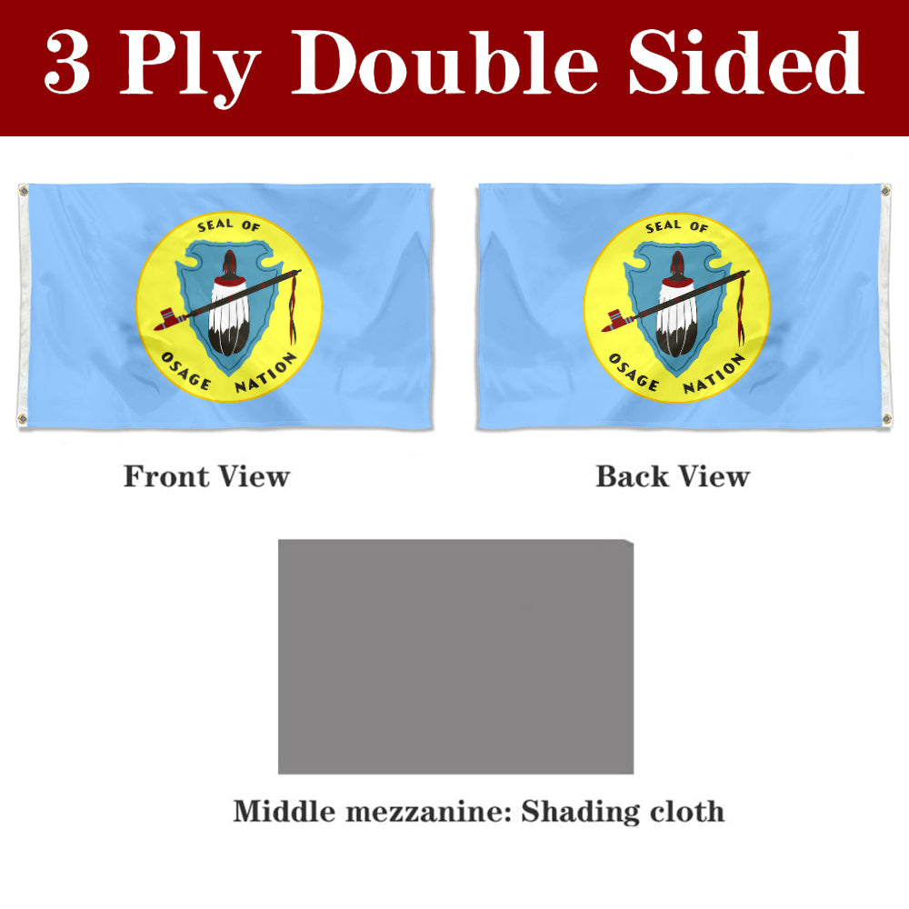 Fyon the Osage Nation Flag Banner