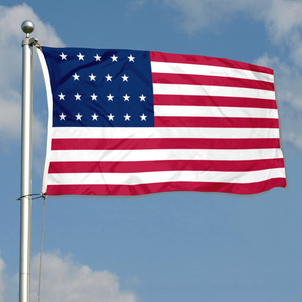 Fyon The 21 Stars (1819–1820) Flag Banner