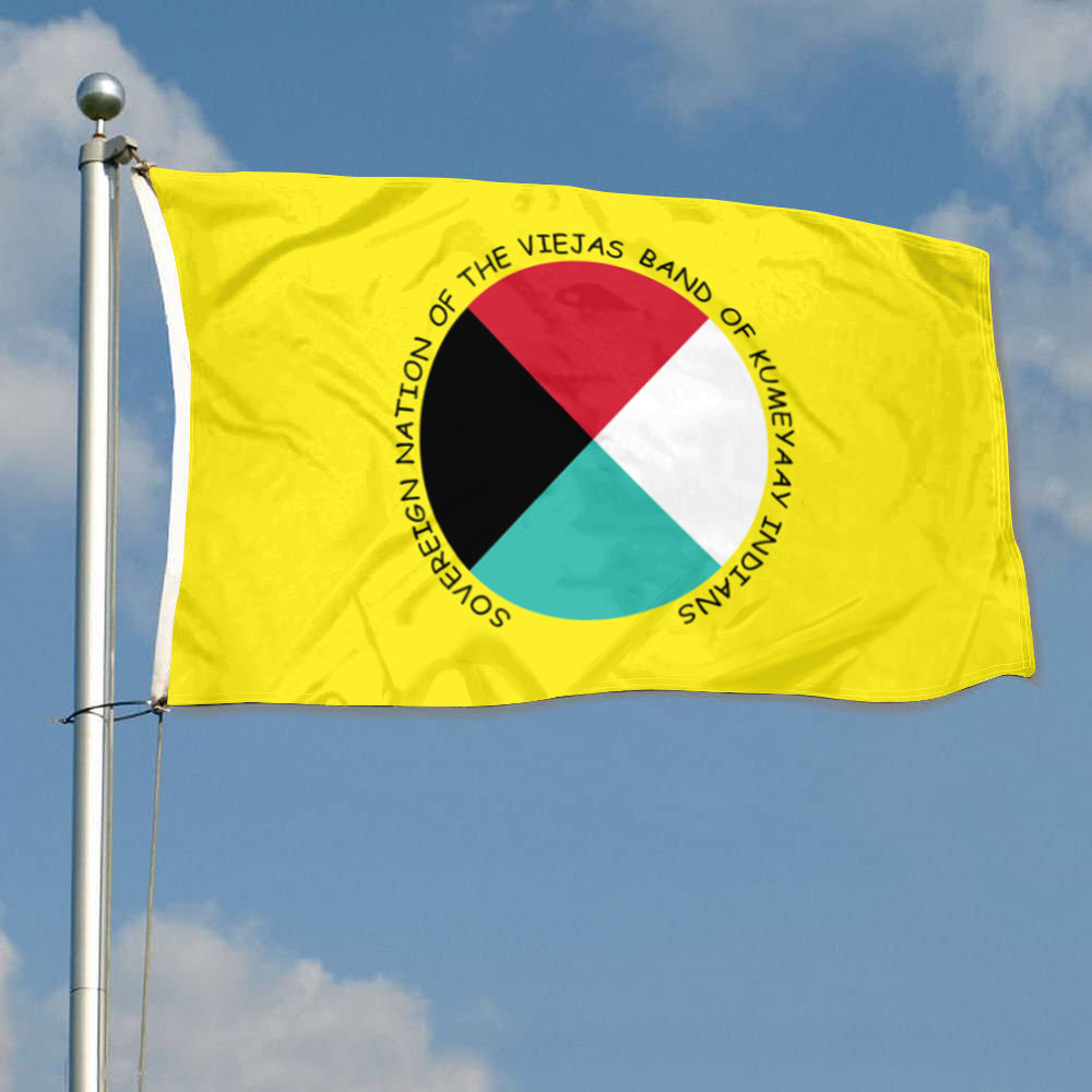 Fyon the Viejas Band of Kumeyaay Indians Flag Banner