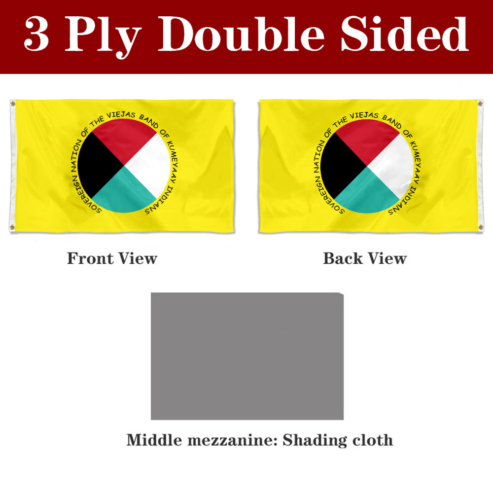 Fyon the Viejas Band of Kumeyaay Indians Flag Banner