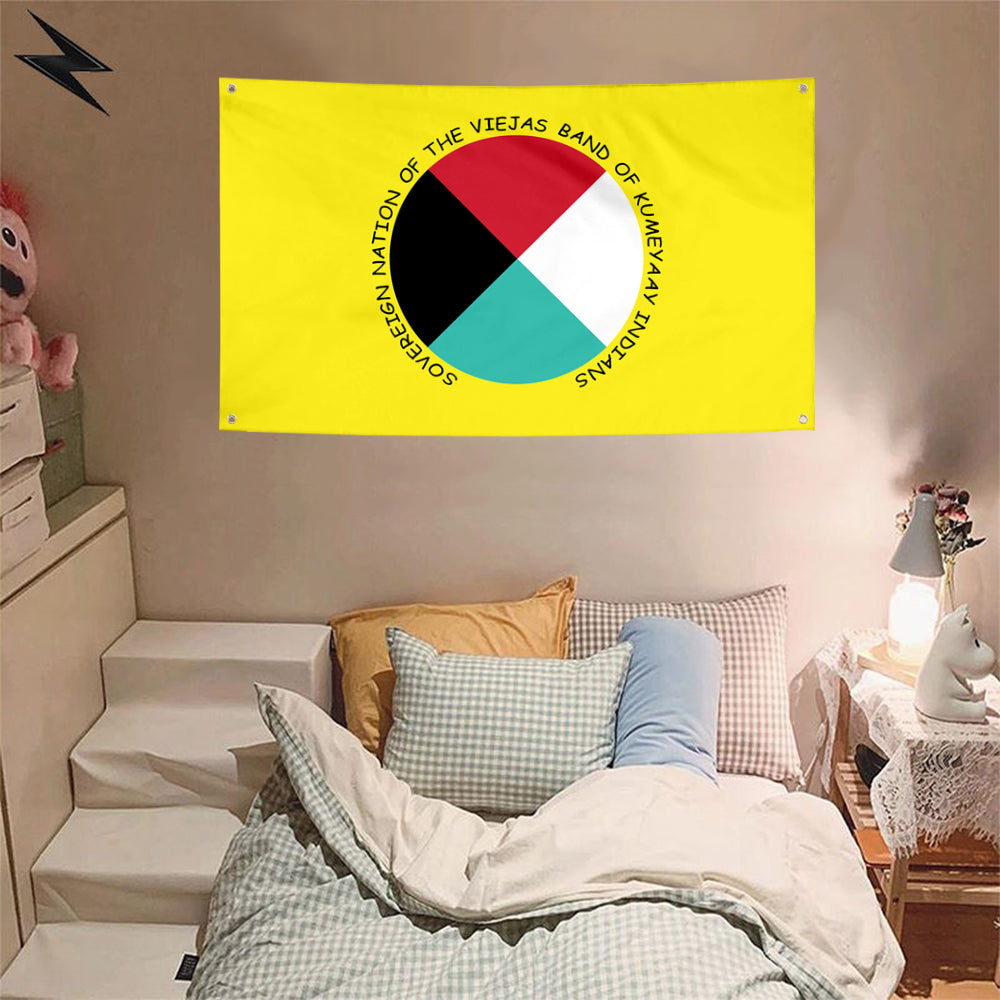 Fyon the Viejas Band of Kumeyaay Indians Flag Banner