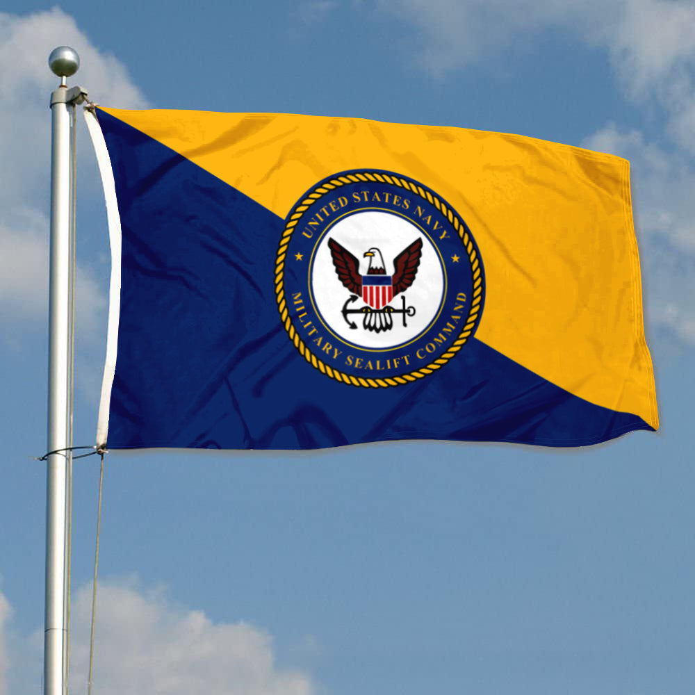Fyon Military Sealift Command Flag Banner