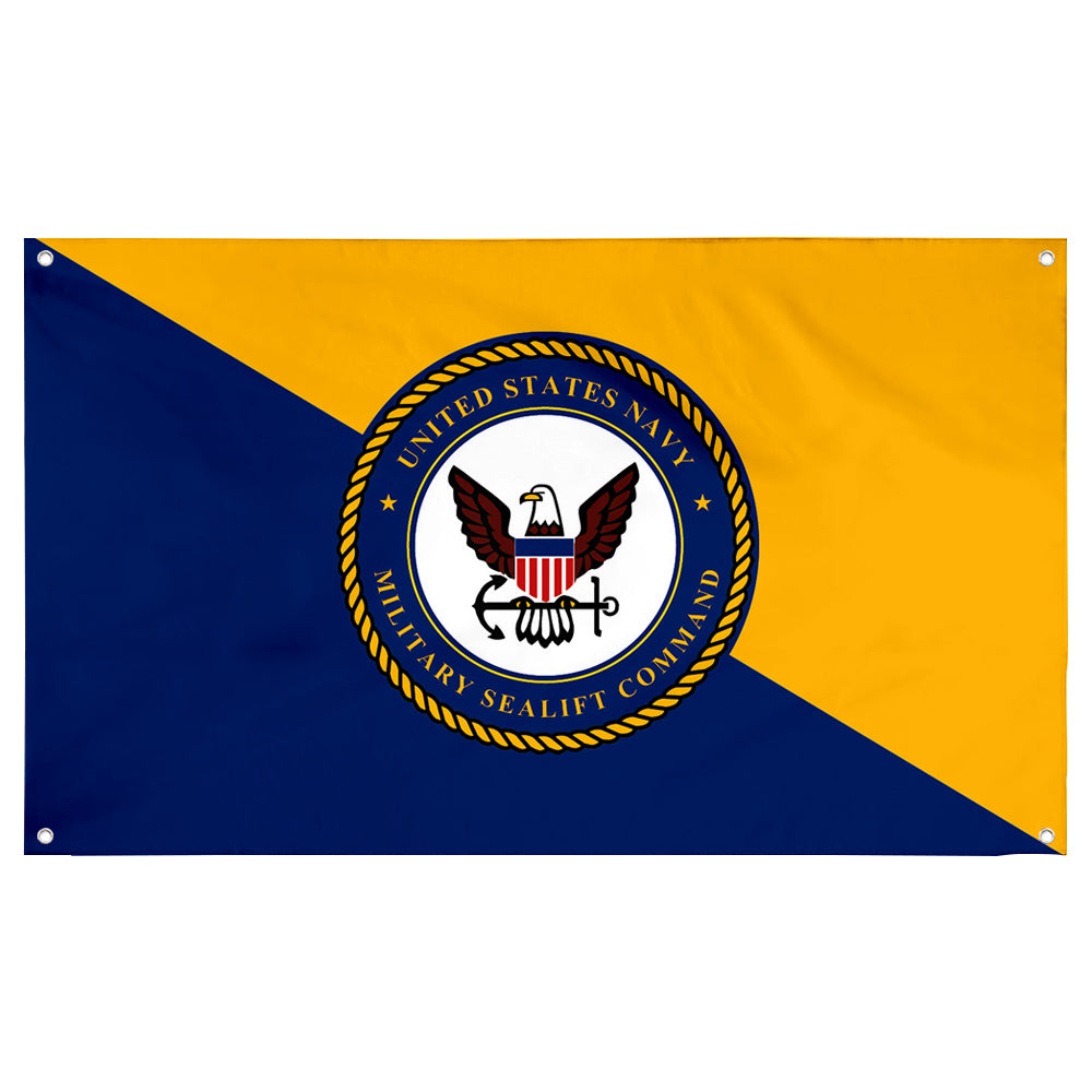 Fyon Military Sealift Command Flag Banner