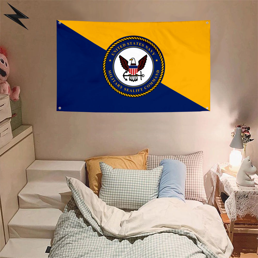 Fyon Military Sealift Command Flag Banner