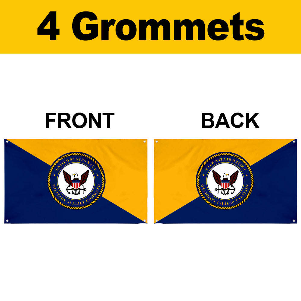 Fyon Military Sealift Command Flag Banner