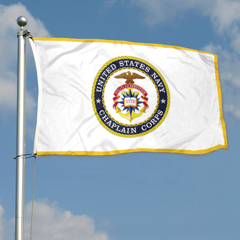 Fyon United States Navy Chaplain Corps Flag Banner
