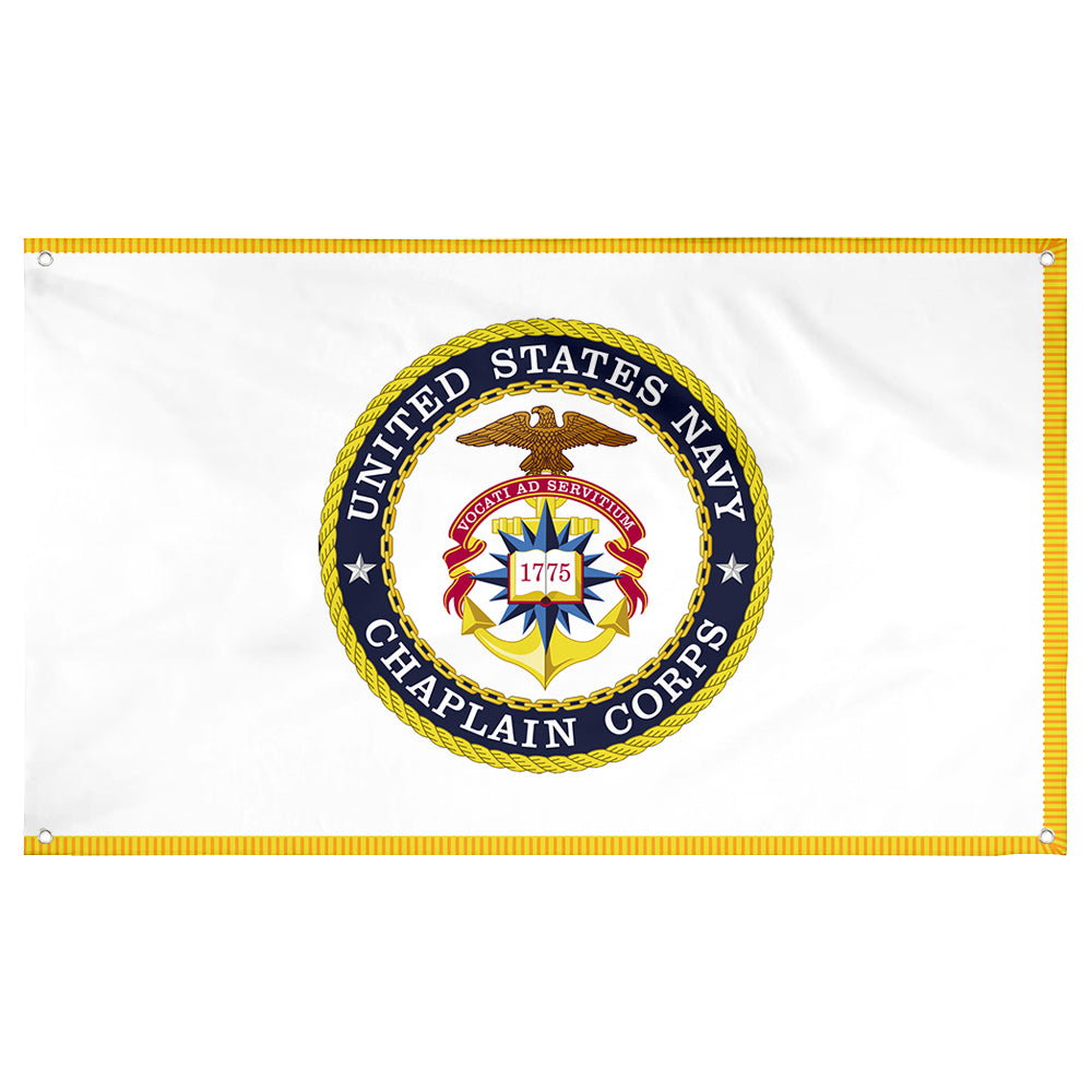 Fyon United States Navy Chaplain Corps Flag Banner