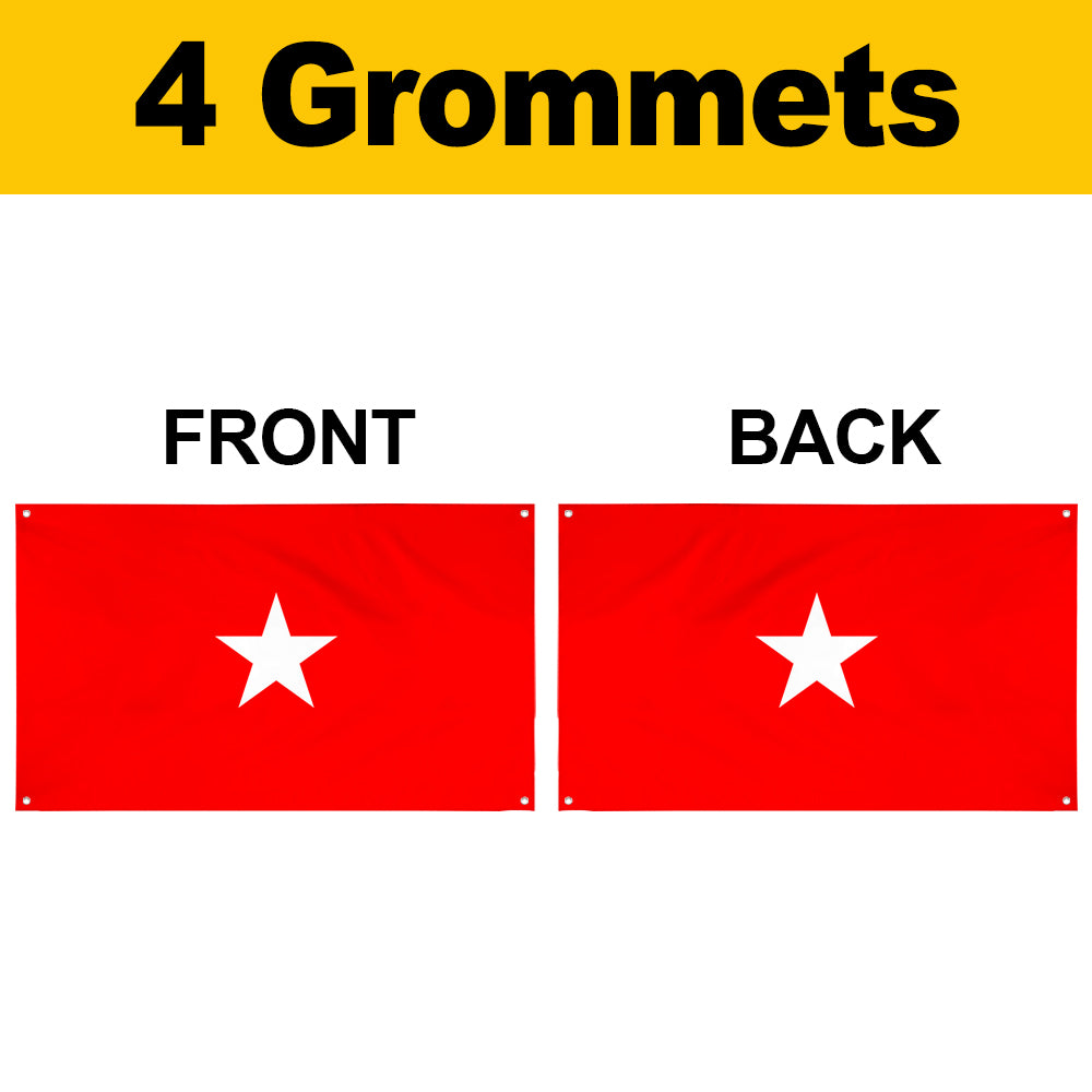 Fyon An Army brigadier general Flag Banner