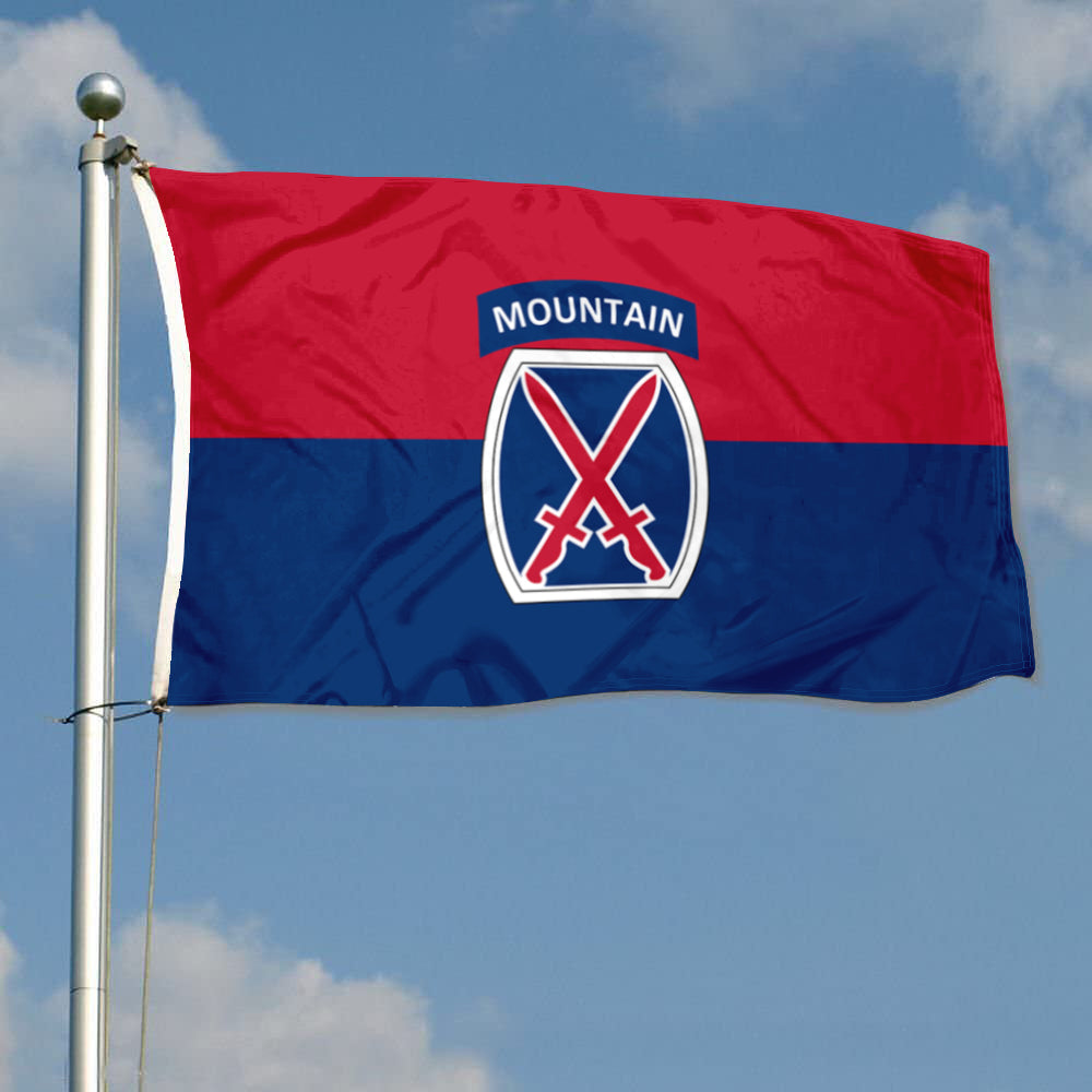 Fyon The 10th Mountain Division Flag Banner
