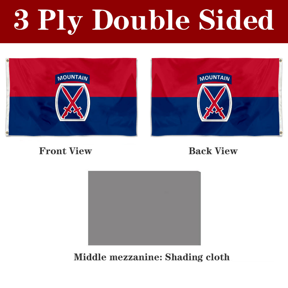 Fyon The 10th Mountain Division Flag Banner