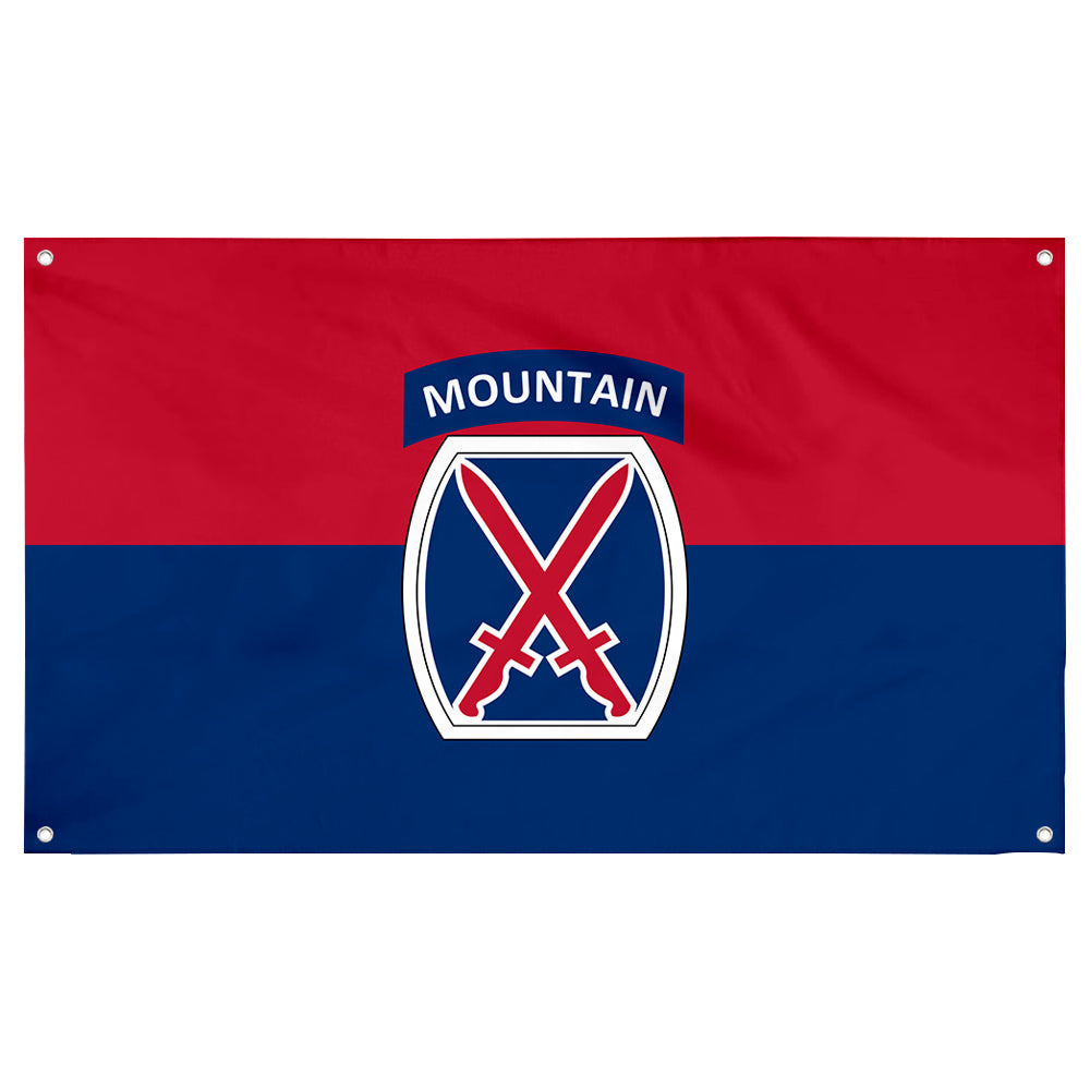 Fyon The 10th Mountain Division Flag Banner