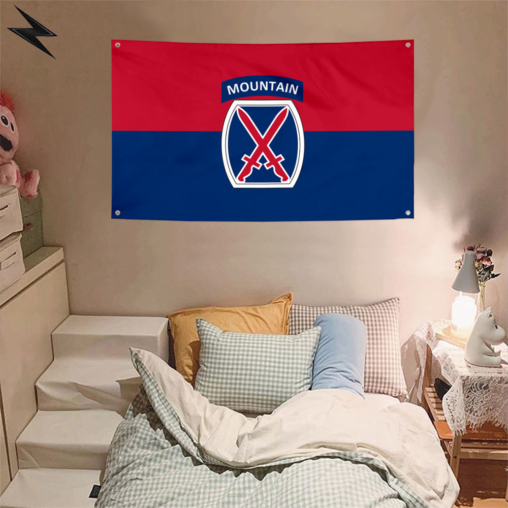 Fyon The 10th Mountain Division Flag Banner