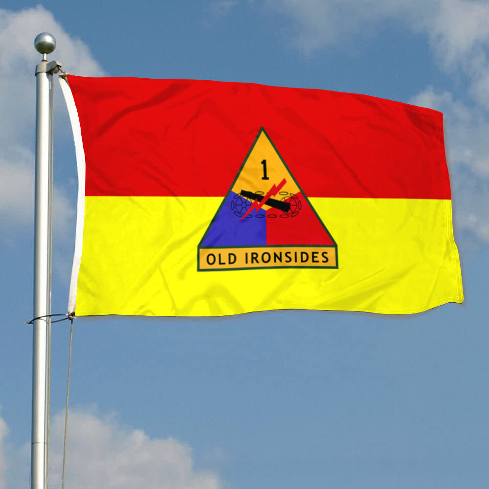 Fyon The 1st Armored Division Flag Banner