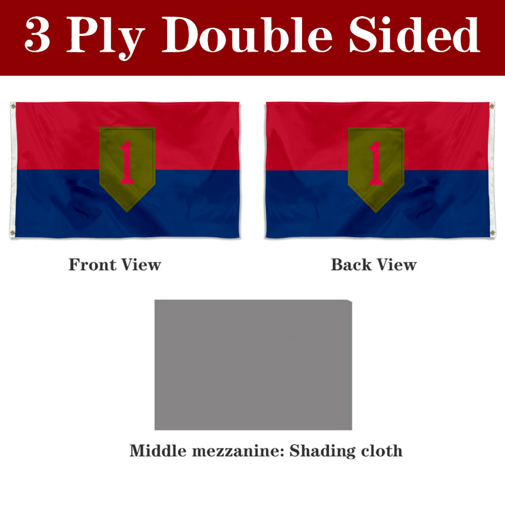 Fyon The 1st Infantry Division Flag Banner