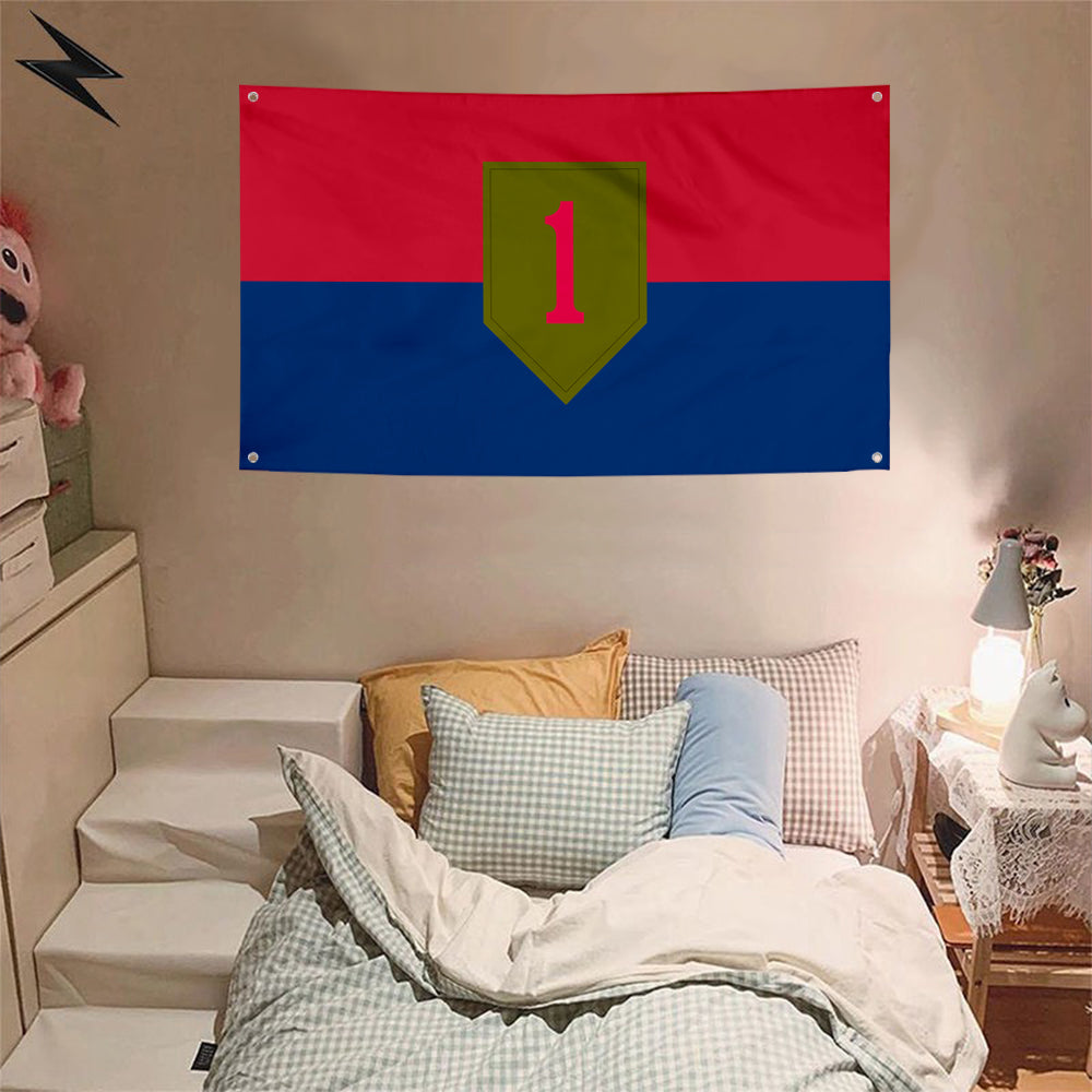 Fyon The 1st Infantry Division Flag Banner