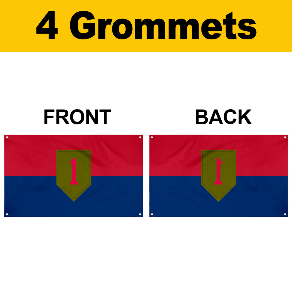Fyon The 1st Infantry Division Flag Banner