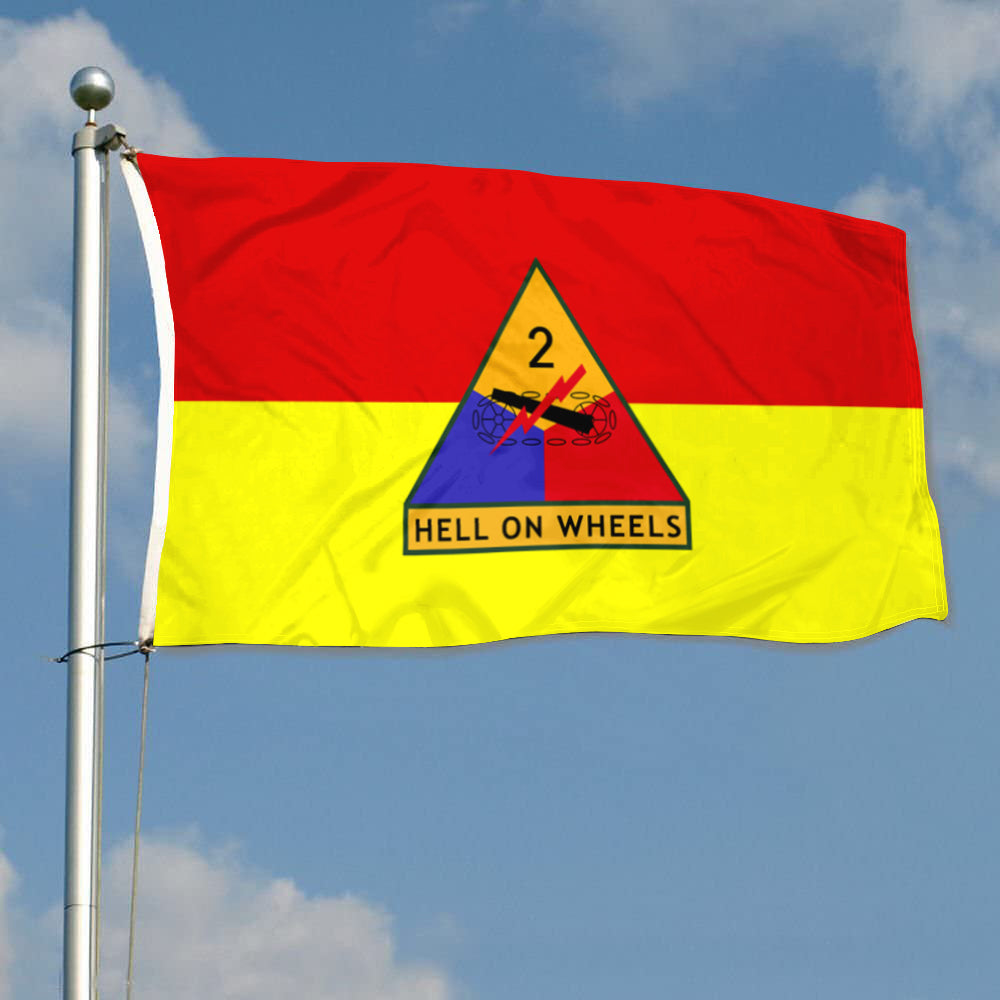 Fyon The 2nd Armored Division Flag Banner