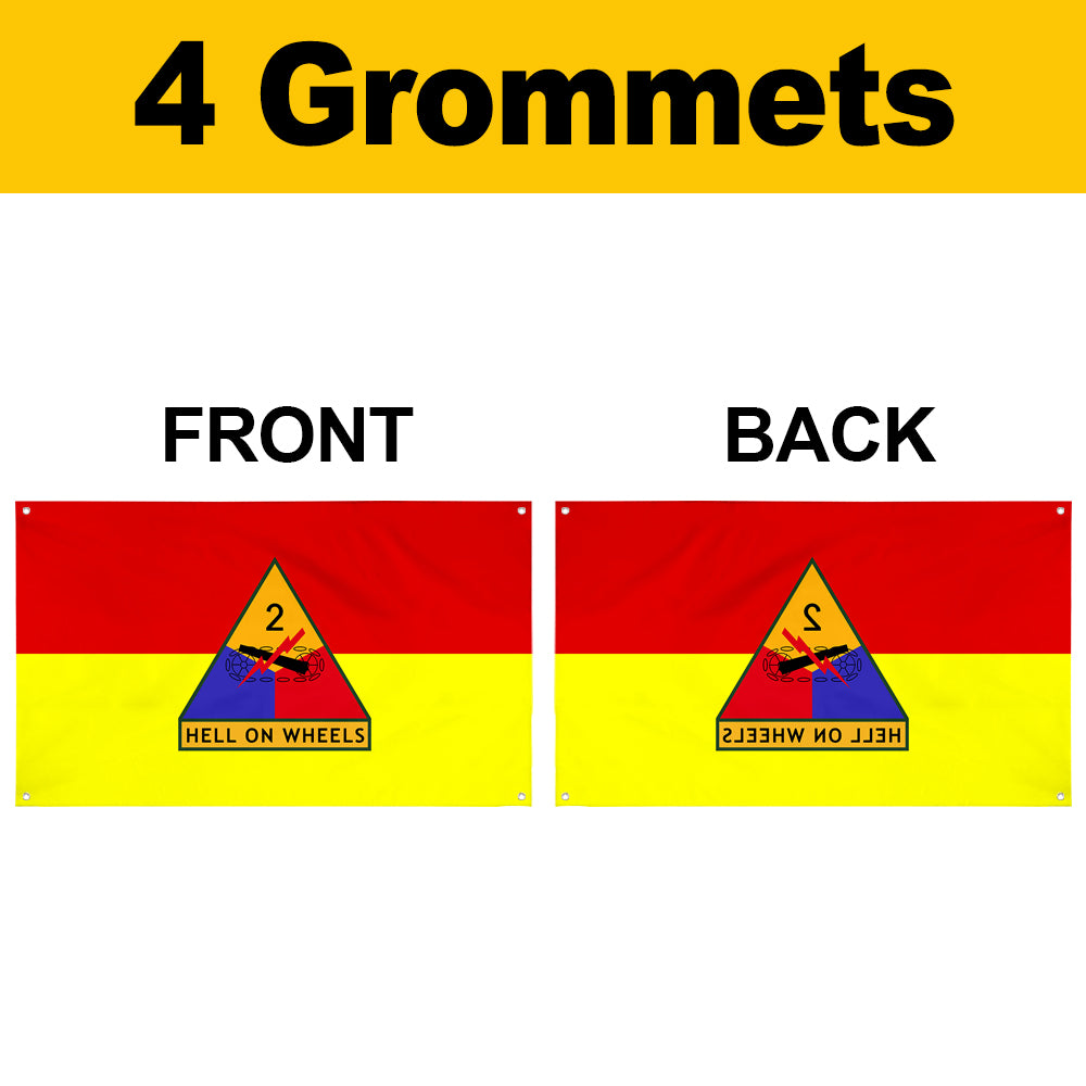 Fyon The 2nd Armored Division Flag Banner