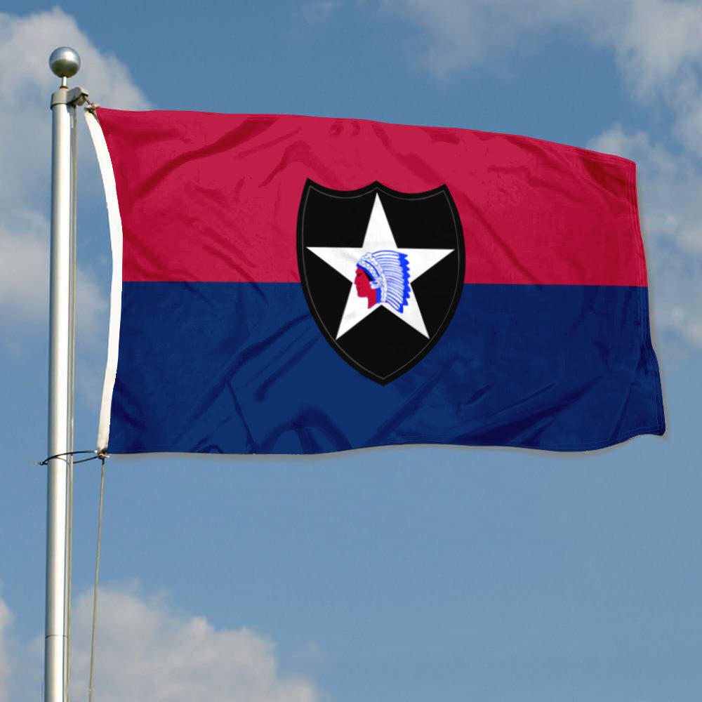 Fyon The 2nd Infantry Division Flag Banner