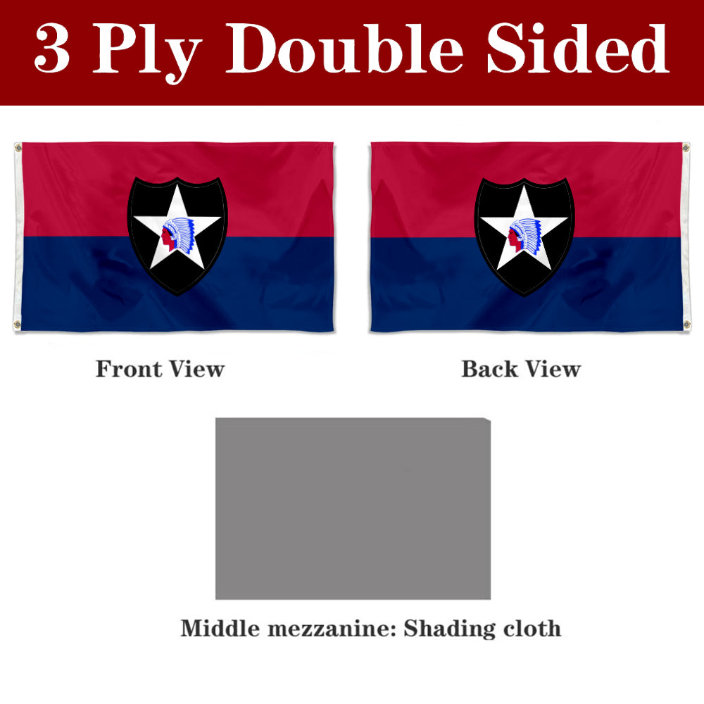 Fyon The 2nd Infantry Division Flag Banner