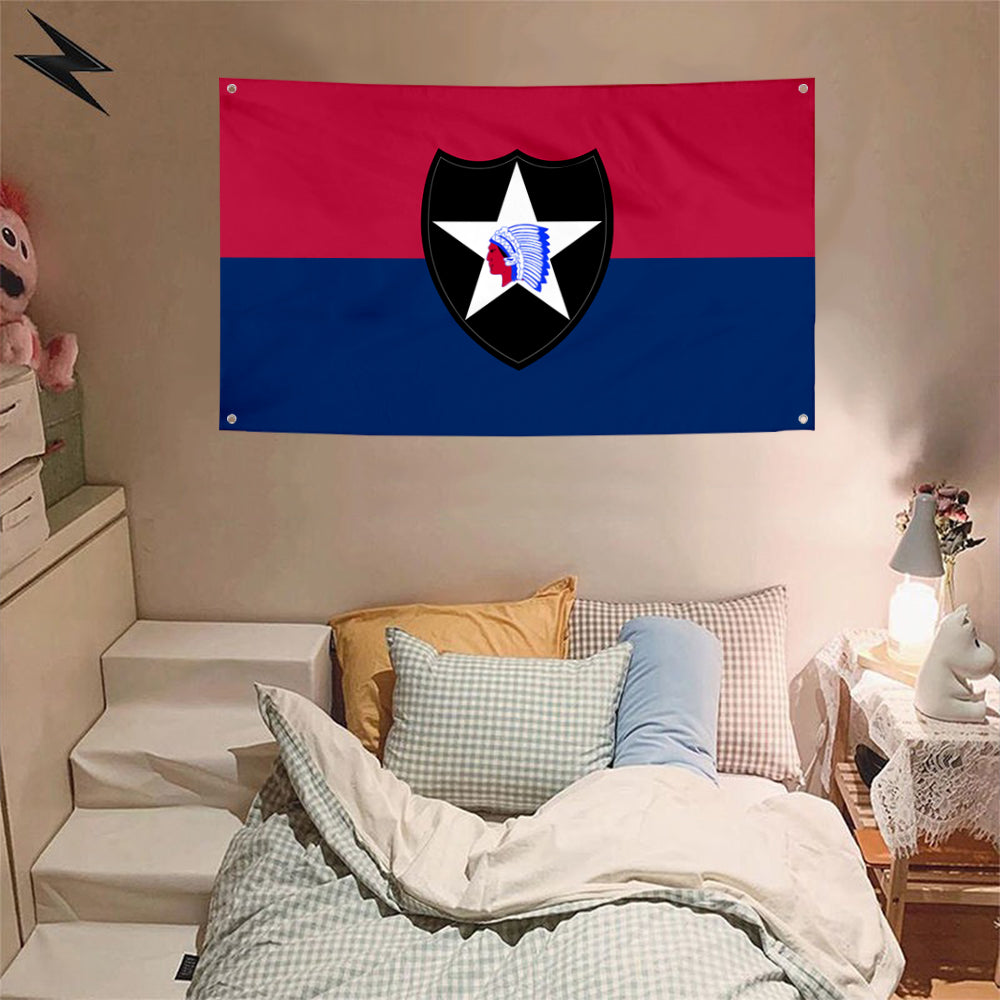 Fyon The 2nd Infantry Division Flag Banner