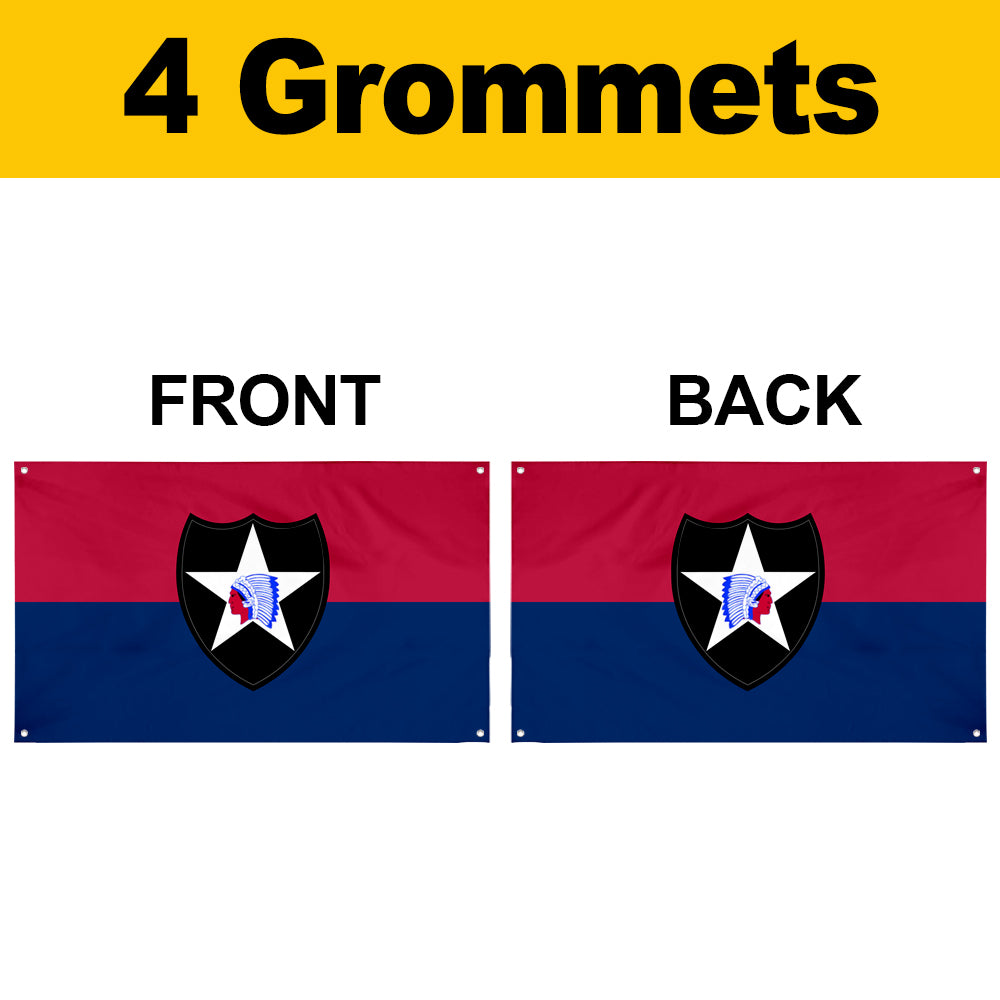 Fyon The 2nd Infantry Division Flag Banner
