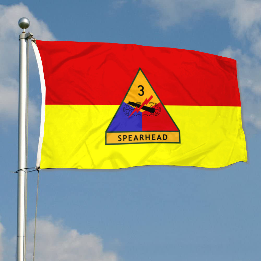 Fyon The 3rd Armored Division Flag Banner