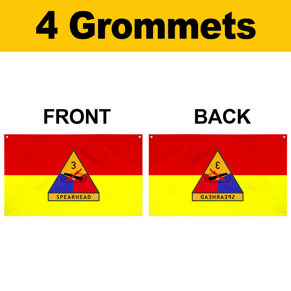 Fyon The 3rd Armored Division Flag Banner