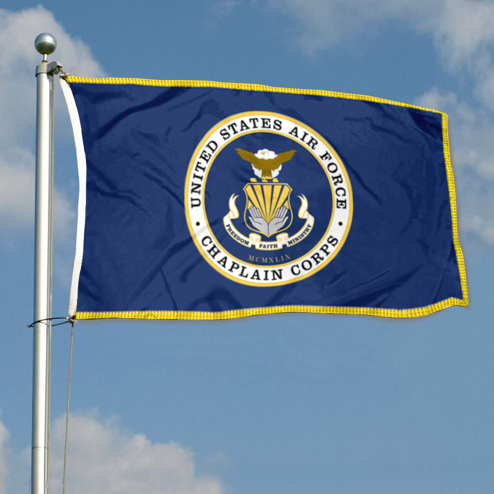 Fyon An Air Force Chaplain Corps Flag Banner
