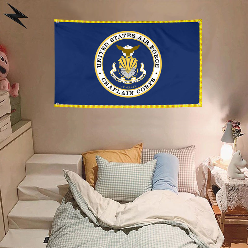Fyon An Air Force Chaplain Corps Flag Banner