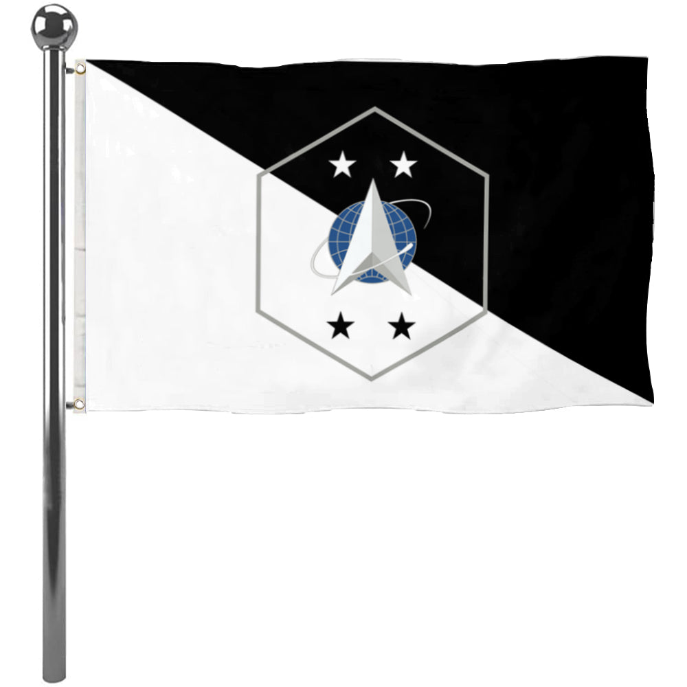 Fyon The Chief Master Sergeant of the Space Force Flag Banner