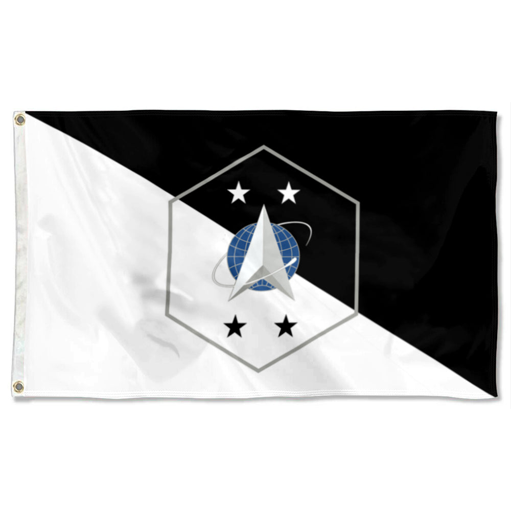 Fyon The Chief Master Sergeant of the Space Force Flag Banner