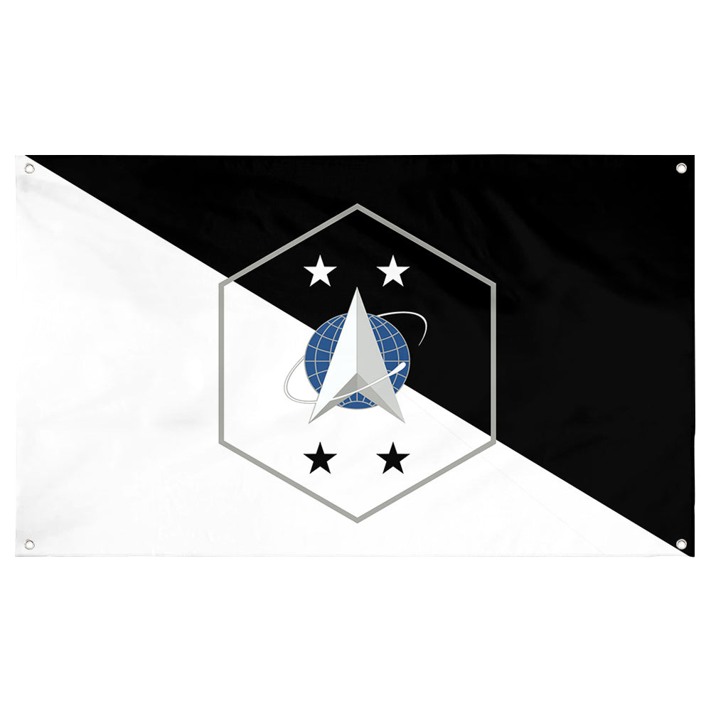 Fyon The Chief Master Sergeant of the Space Force Flag Banner