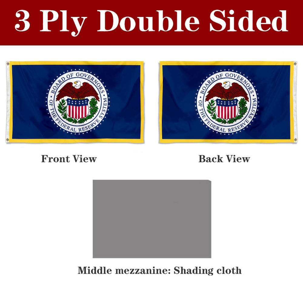Fyon The Federal Reserve System Flag Banner