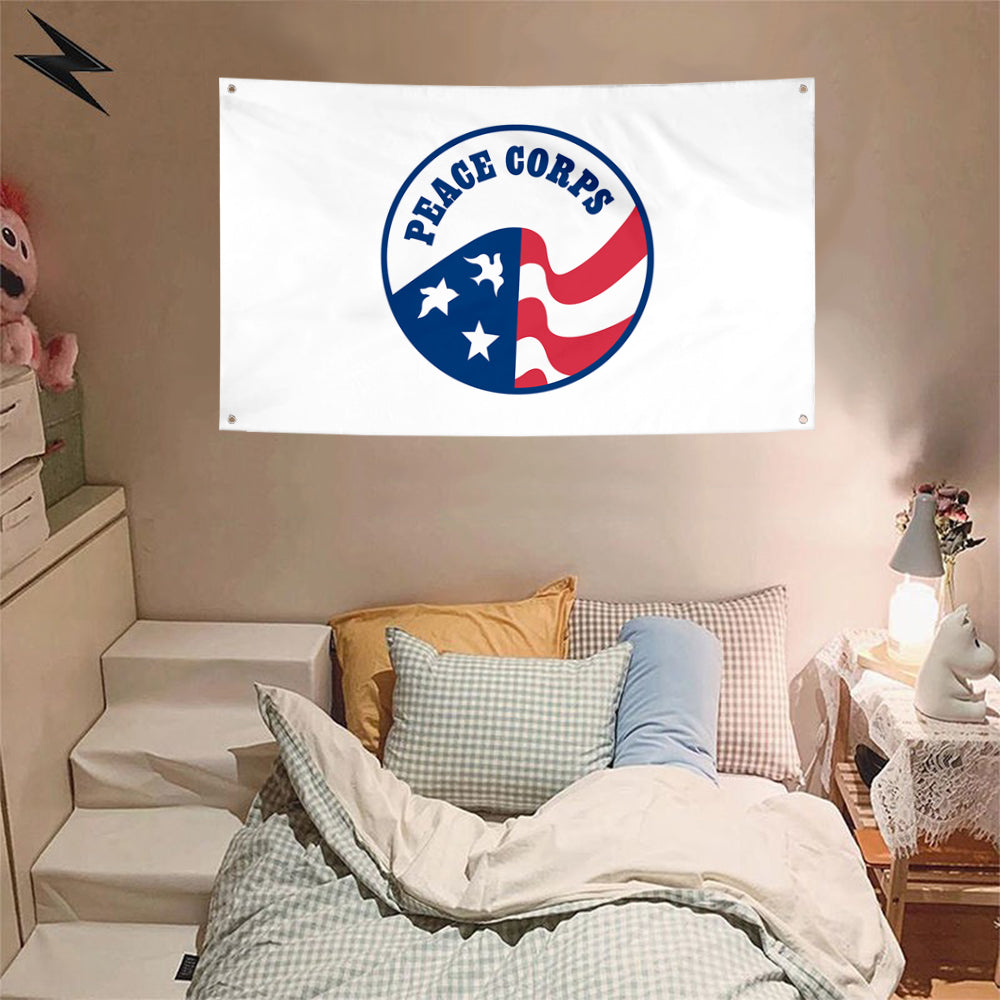 Fyon The Peace Corps Flag Banner