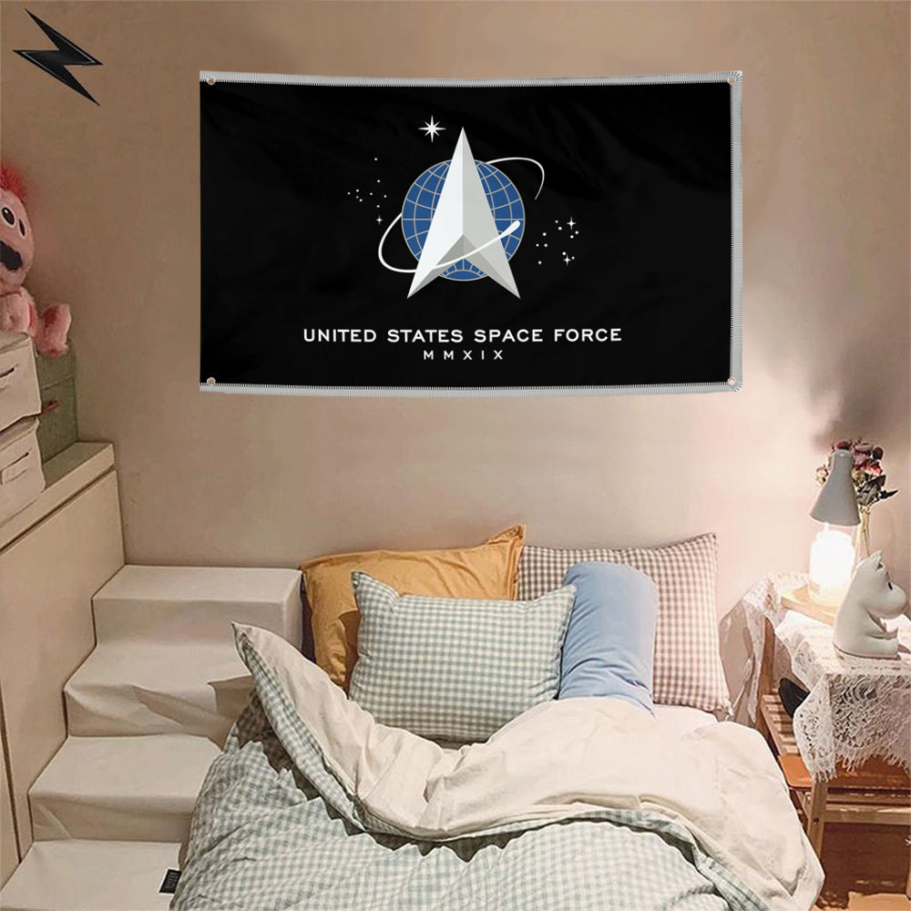 Fyon The Space Force Flag Banner