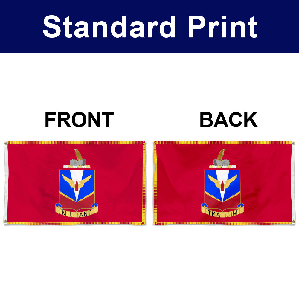 Fyon The United States Army Air Defense Artillery School Flag Banner