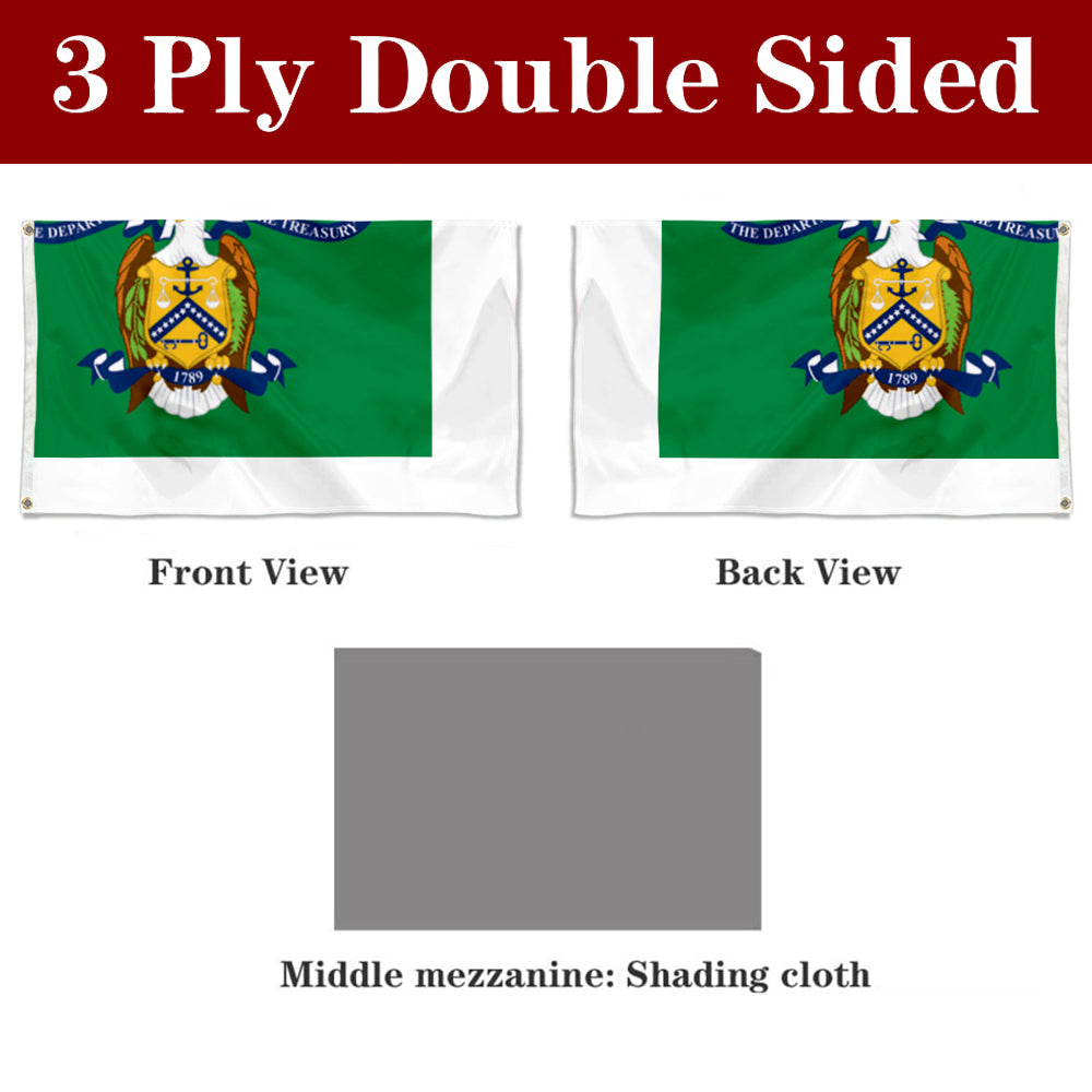 Fyon The United States Department of the Treasury Flag Banner