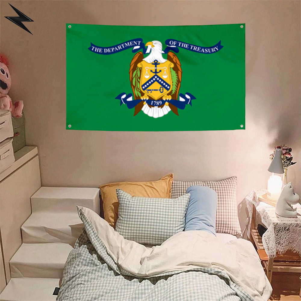 Fyon The United States Department of the Treasury Flag Banner