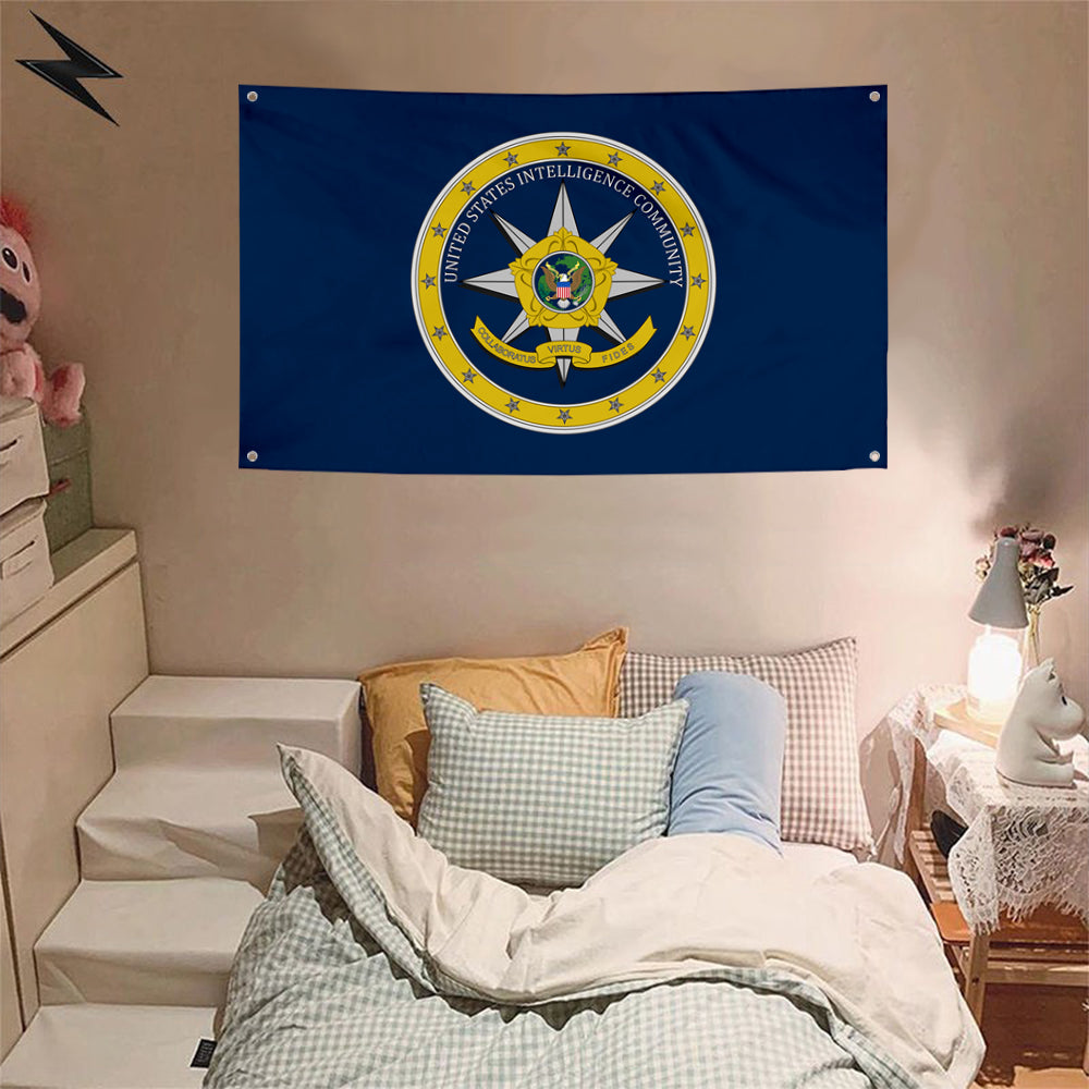 Fyon The United States Intelligence Community Flag Banner