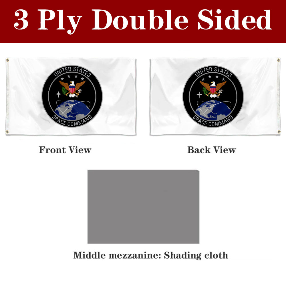Fyon The United States Space Command Flag Banner