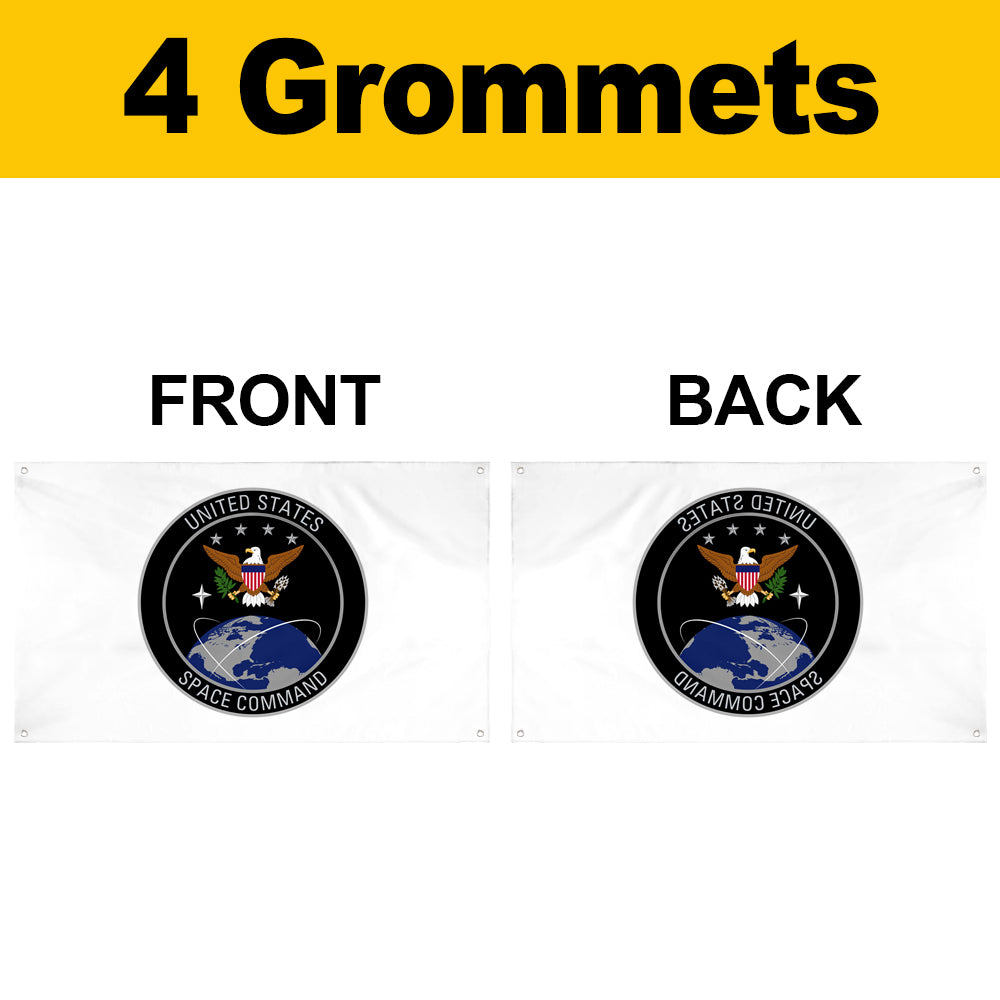 Fyon The United States Space Command Flag Banner