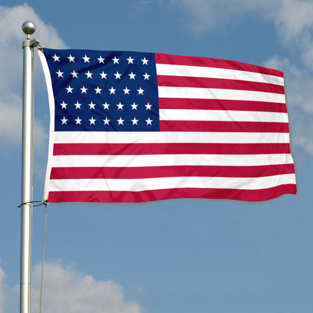 Fyon The United States 34 Stars (1861–1863) Flag Banner