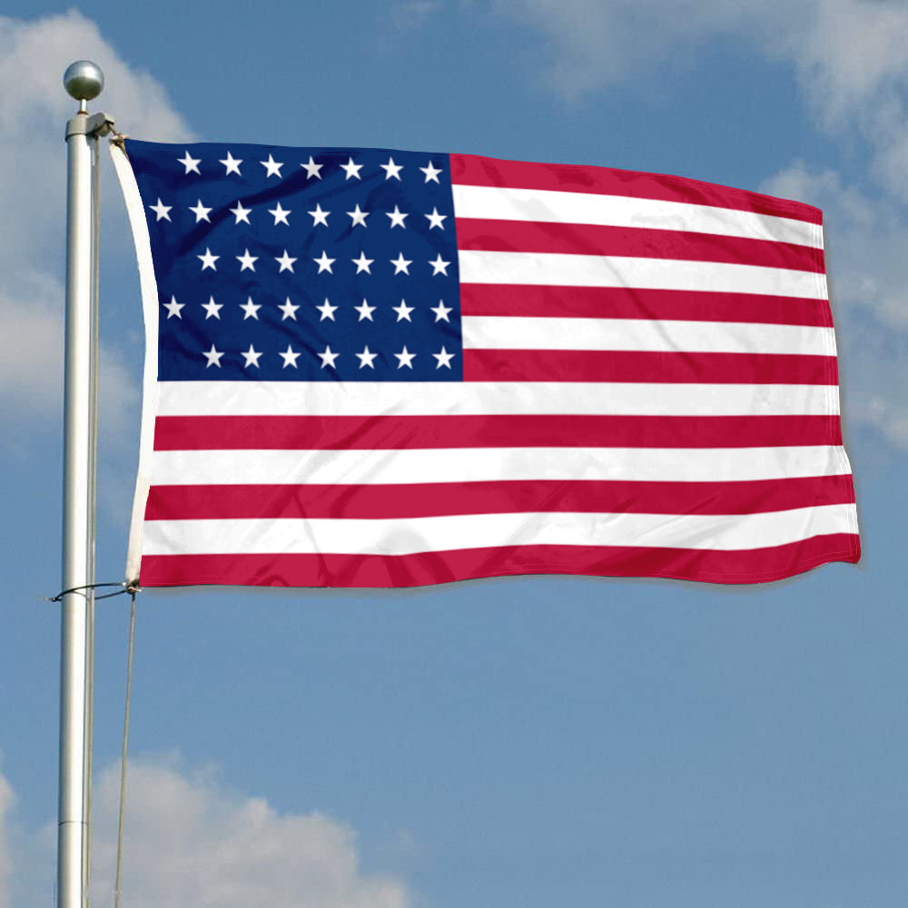 Fyon The United States 37 Stars (1867–1877) Flag Banner
