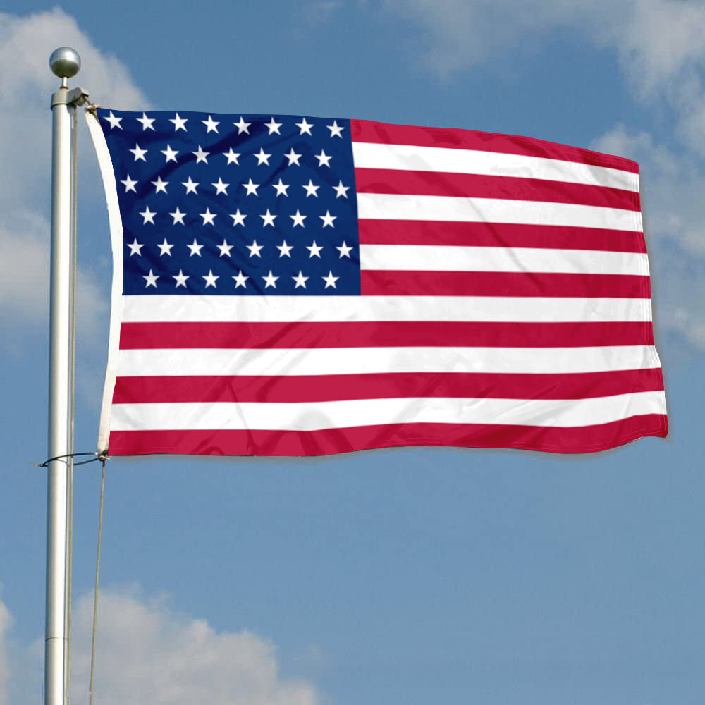 Fyon The United States 45 Stars (1896–1908) Flag Banner