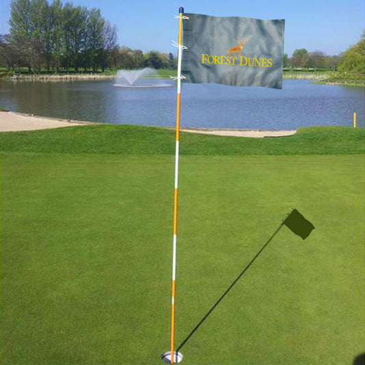 Fyon Forest Dunes Golf PGA Tour Pin Flag Banner Grommets