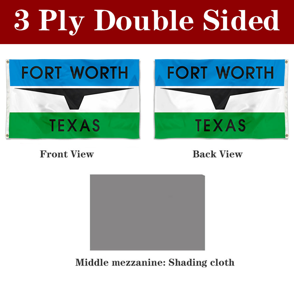Fyon Fort Worth, Texas (1968–2004) Flag Banner